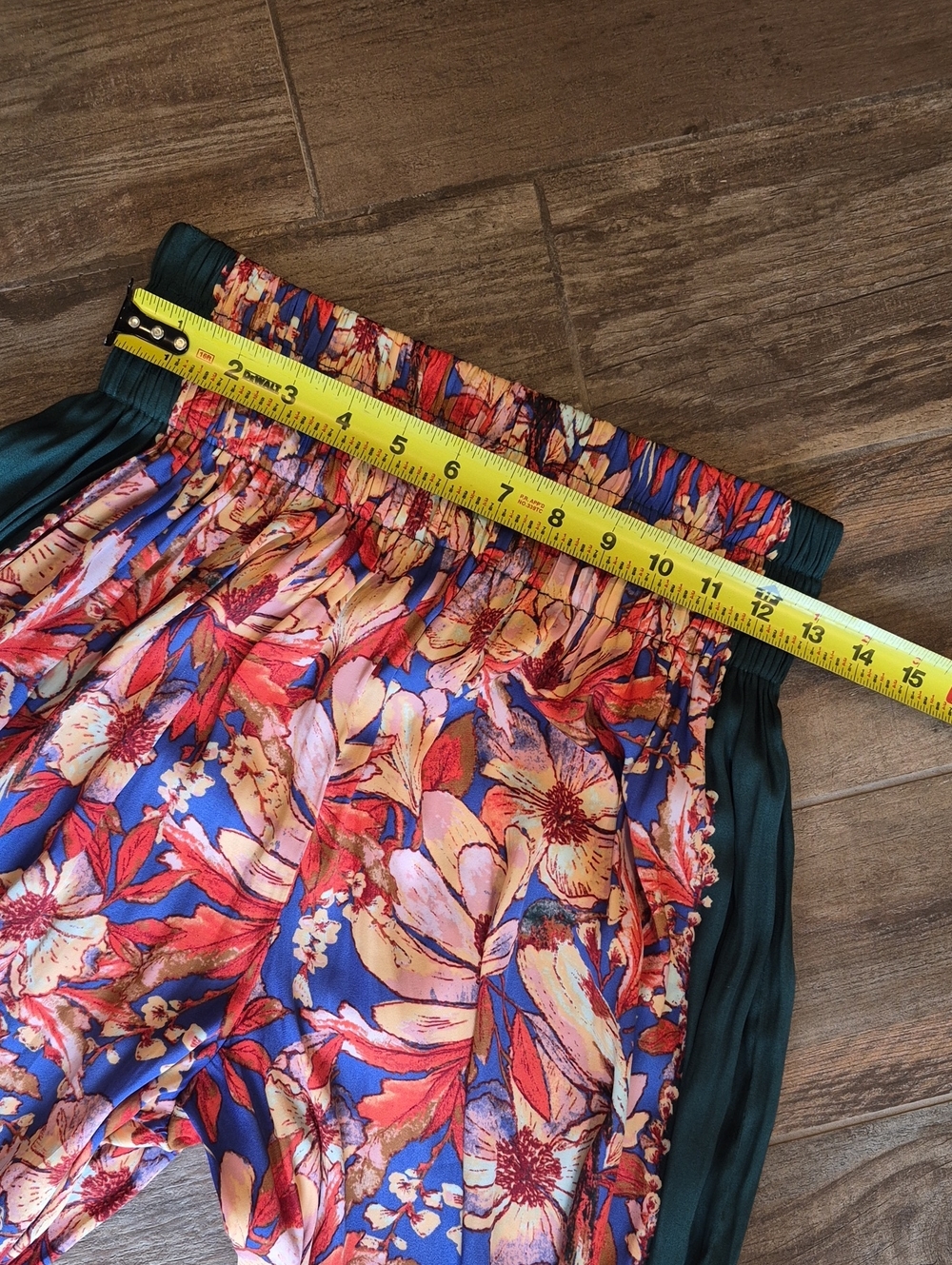 Intimately Free People In Bloom Floral Elastic Waist Pants in Midnight Combo XS - Picture 12 of 12